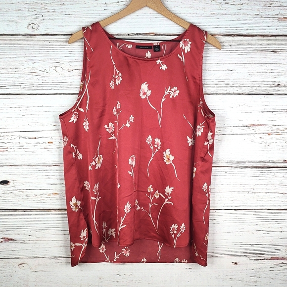 Halogen Floral Print Sleeveless Blouse - Picture 4 of 9